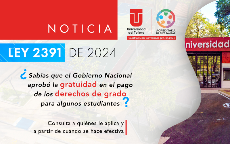 Gratuidad en el pago de los derechos de grado de estudiantes