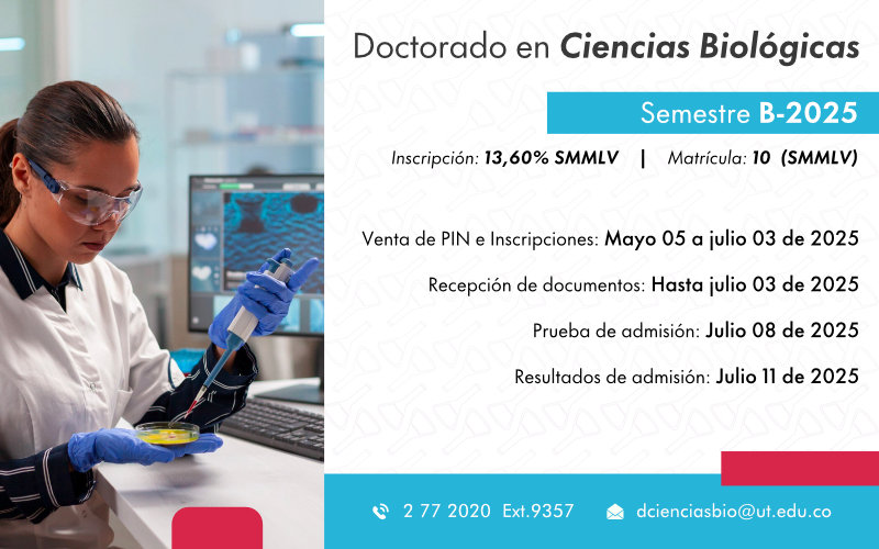 Inscripciones Doctorado en Ciencias Biológicas B-2025