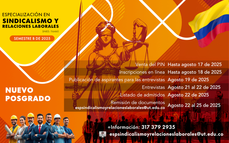 Inscripciones abiertas Especialización en Sindicalismo y Relaciones Laborales