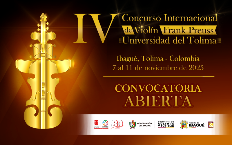 Inscríbete al  IV Concurso Internacional de Violín "Frank Preuss"