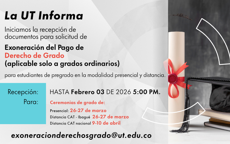 Exoneración pago derecho de grado