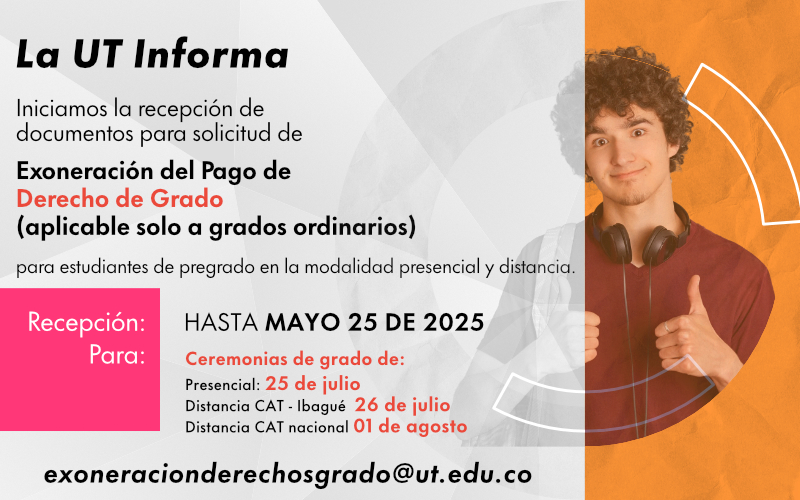 Exoneración pago derecho de grado