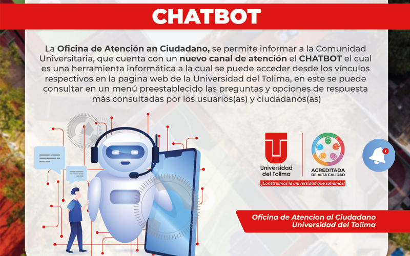 Conéctate con nuestro ChatBot de Atención al Ciudadano. Disponible 24/7 para resolver tus inquietudes de forma rápida y segura.