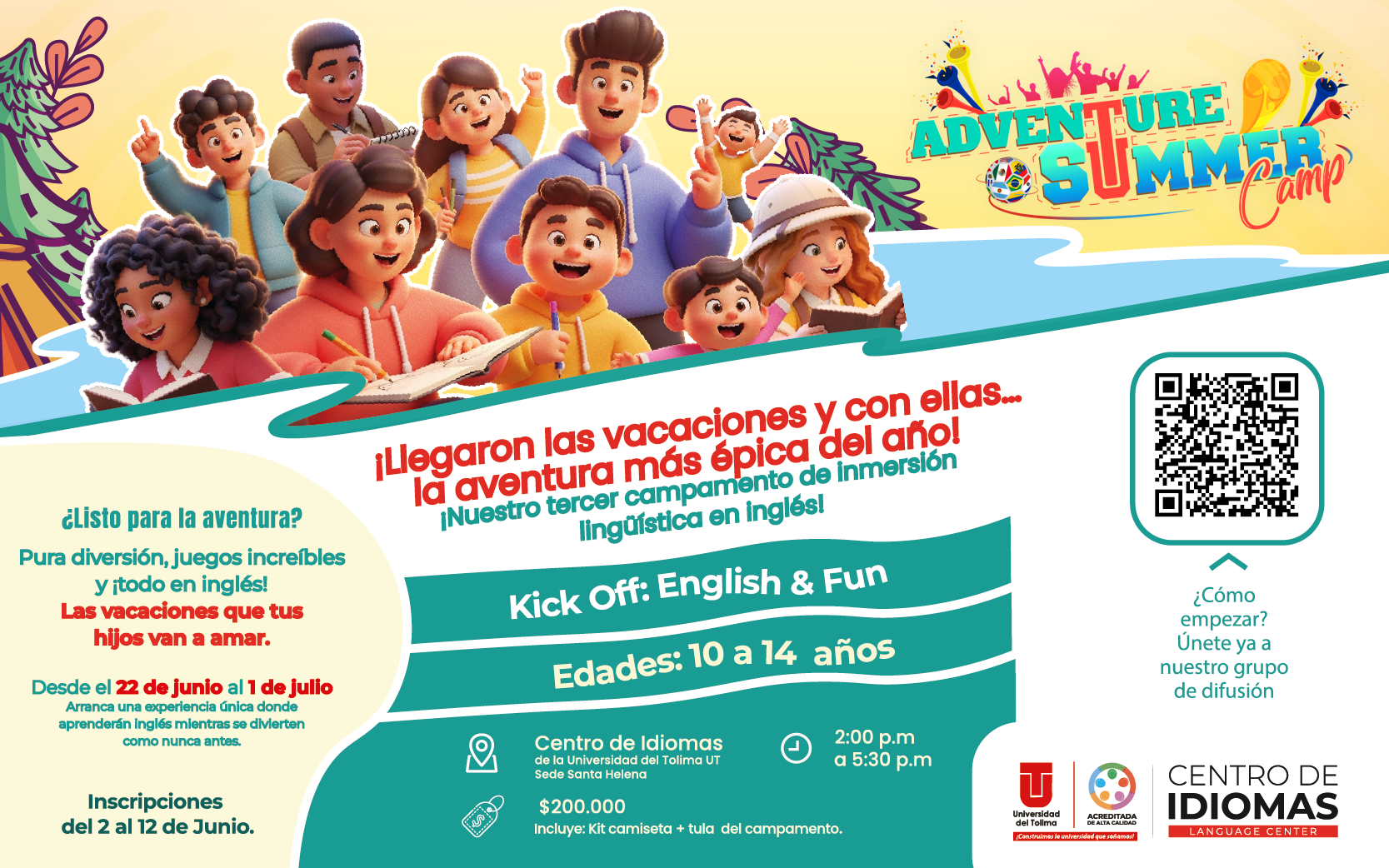 Centro de Idiomas abre sus inscripciones para vacaciones