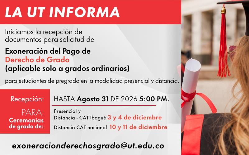 Exoneración de derechos de grado